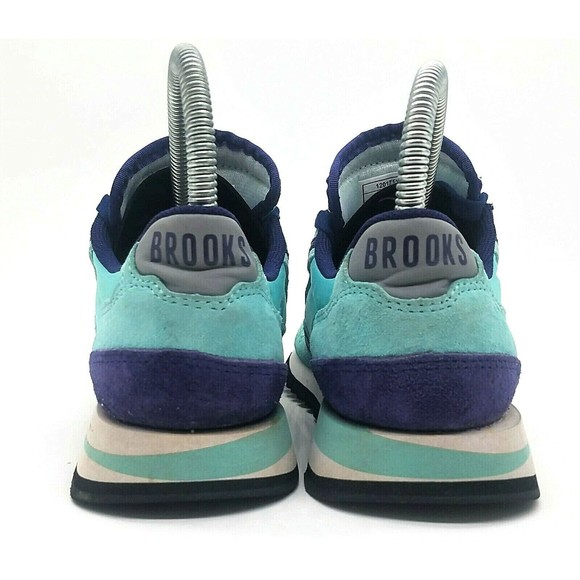 Brooks Womens Chariot Running Sneakers 1201711B494 Blue Suede Size US 6.5 UK 4.5 - Picture 9 of 11